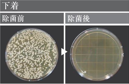 除菌効果（下着）